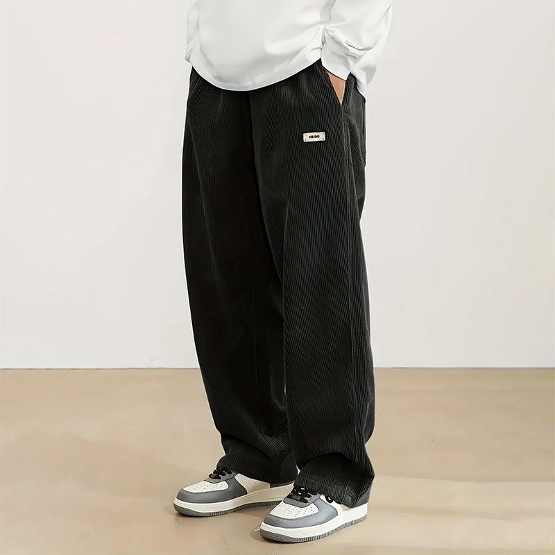 New Corduroy Casual Pants For Men European And American Style