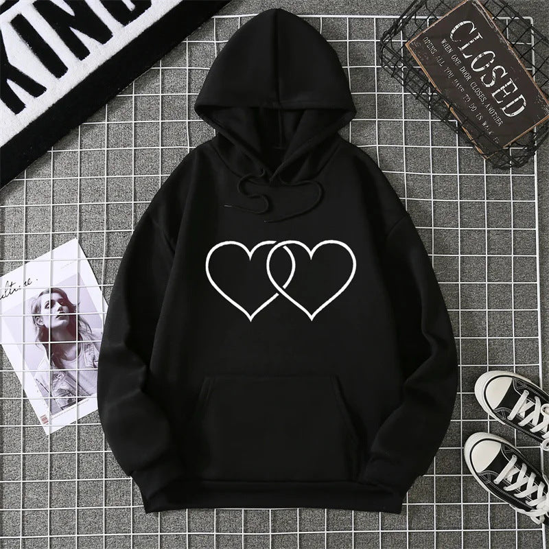 Mens Casual Hooded Sweatshirt Top
