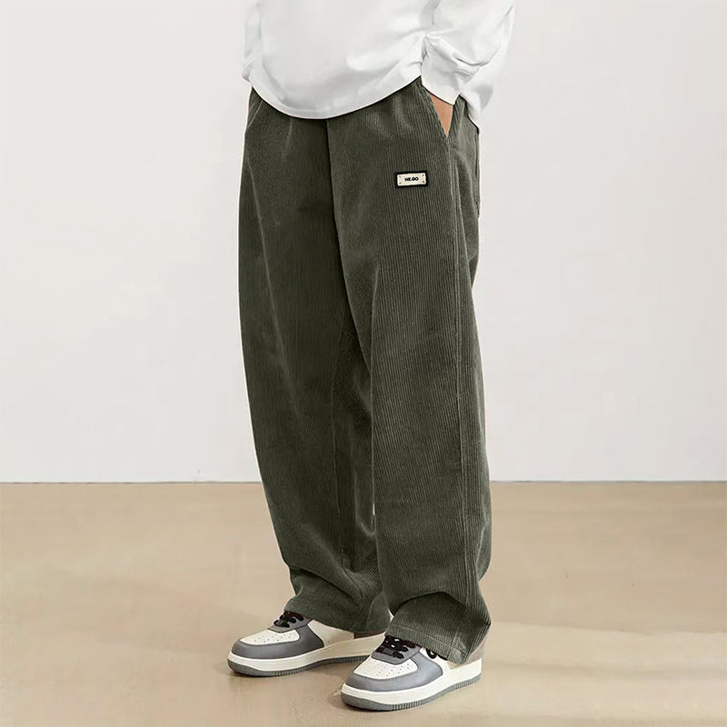 New Corduroy Casual Pants For Men European And American Style