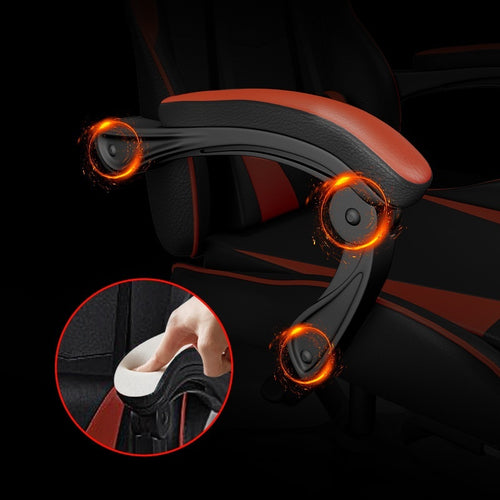 Adjustable Reclining Massage Computer Chair For Home Gaming