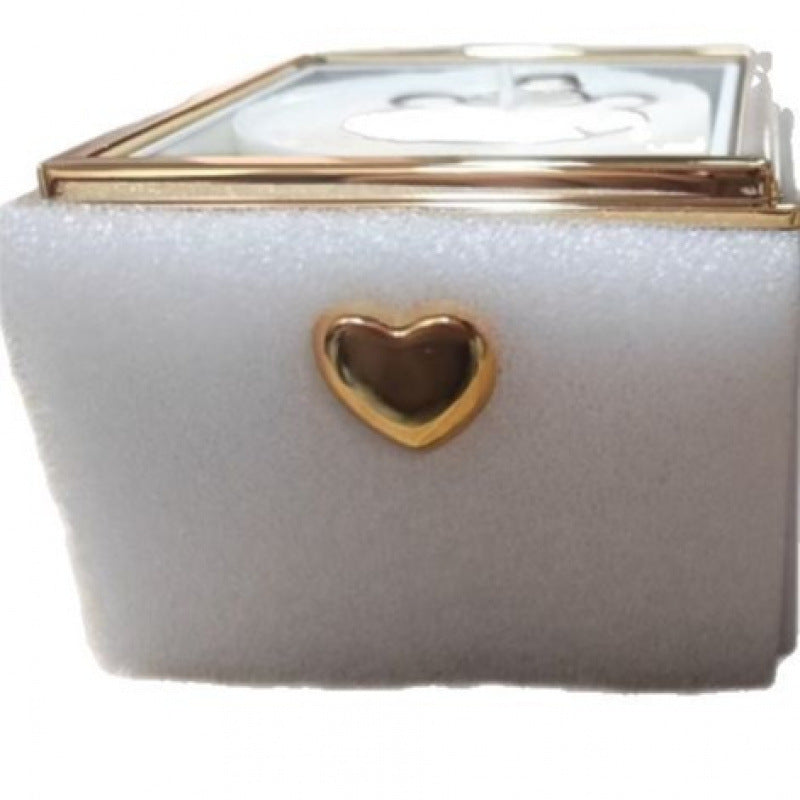 Creative Automatic Rotating Jewelry Box In The Shape Of A Little Bear Cake