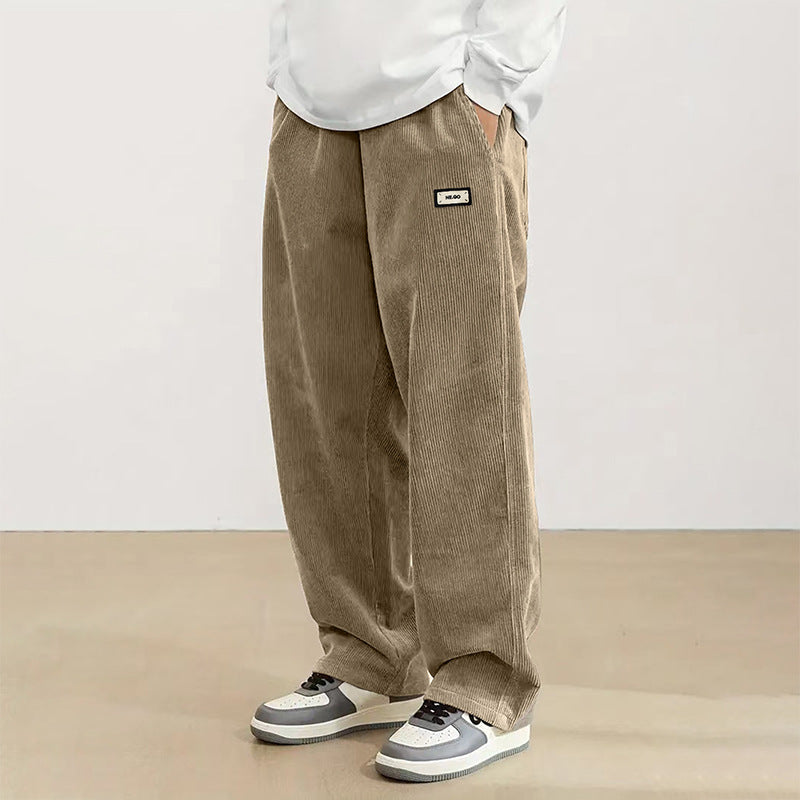 New Corduroy Casual Pants For Men European And American Style