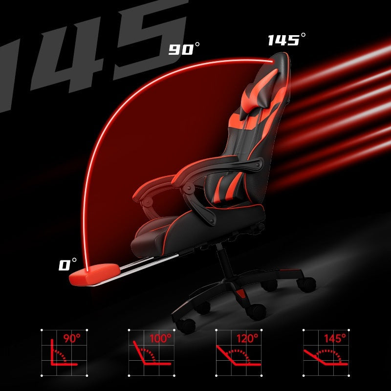 Adjustable Reclining Massage Computer Chair For Home Gaming